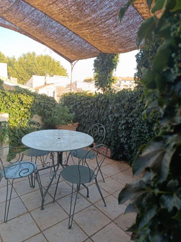 La Confidentielle Centre Ville Arles Terrasse Exteriör bild